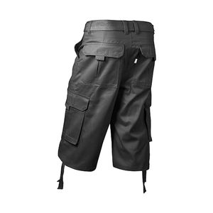 Nuevo servicio OEM, precio al por mayor, directo de fábrica, pantalones cortos de cuero para hombre, la mejor llegada, ropa cómoda, pantalones cortos de cuero para hombre de talla grande - Product Image 5