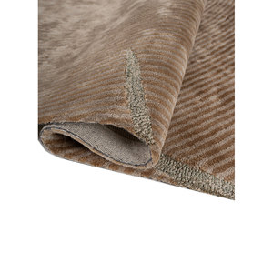 พรมวิสโคสสีเบจน้ำตาลคลาสสิค Azalea ขนาด 9x12 ฟุต ลายแบบนามธรรม สำหรับตกแต่งบ้าน ห้องโถง ทางเดิน ใช้เทคนิคการทอแบบแบน เหมาะสำหรับปูพื้นห้องนั่งเล่น - Product Image 2