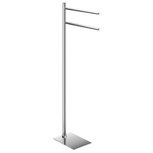 Support à serviettes à 2 bras Tania Polished Chrome TA31 13 34,5x14x88cm pour Gedy by Gedy - Product Image 1
