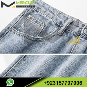Pantalones Vaqueros de Mezclilla con Logotipo Personalizado, Estilo Urbano, Corte Holgado, Recto, Tallas Grandes, Jeans para Hombre de Alta Calidad - Product Image 6