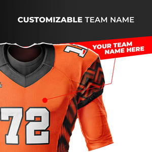 2025 personalizado clásico uniforme de fútbol americano de manga corta OEM ODM Venta de servicio al por mayor - Product Image 2