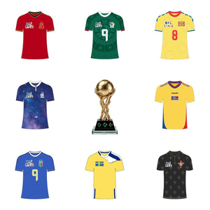 Camisetas de Fanáticos de Ocho Equipos Nacionales Estilo Campeonato Mundial de Fútbol 2026 para Distribución de Ropa Deportiva - Product Image 1