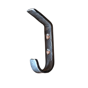 Hot selling leaf shaped matte black powder coated finished iron hook for bedroom organizer for kitchen organizer - Product Image 6