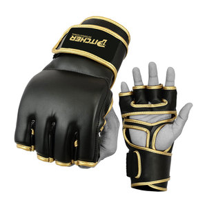 Guantes MMA de cuero de diseño personalizado para entrenamiento-Transpirable Ecológico Ligero Bajo MOQ Uso para adultos - Product Image 2