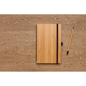 Set Sostenibile di Quaderno Infinity e Penna in Bambù, Gadget Promozionali per Individui Eco-Consapevoli - Product Image 3