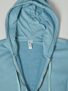 Sweat à capuche printemps pour hommes Poly-Cotton Fleece Full-Zip Hoodie Veste coupe ample de haute qualité Logo en caoutchouc peut être attaché - Product Image 6