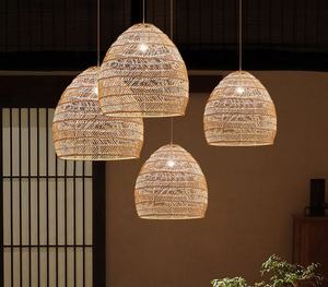 Meilleure vente-abat-jour en rotin bambou OEM personnaliser abat-jour-fait à la main décoration maison bambou artisanat fabriqué au Vietnam - Product Image 5