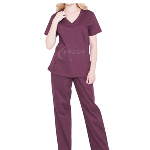 Conjunto de Uniformes Médicos Elásticos para Mujer, Uniforme de Hospital de Poliéster, Uniformes de Enfermería Elegantes para Médicos y Enfermeras, Venta al Por Mayor OEM - Product Image 2