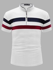 Chemises et vestes pour hommes, confortables, durables, élégantes, unies, à séchage rapide, en polyester/coton tricoté, pour tous les occasions décontractées et en plein air - Product Image 5