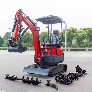 Envío Gratis Mini Excavadora EPA Motor Kubota 1,5 Ton Crawler Micro Digger 1 Ton 2 Ton Farm Excavadora pequeña para la venta - Product Image 4