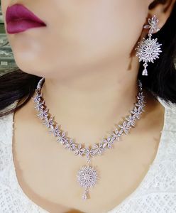 ชุดสร้อยคอโชคเกอร์ทองเหลืองทำด้วยมือ ecstatic ชุดหินไข่มุกสีขาวสำหรับงานแต่งงานงานหมั้นวันครบรอบปาร์ตี้ไอเดียของขวัญที่ยอดเยี่ยม - Product Image 1