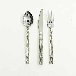 <b>Mirror</b> Polished Gold Plated Stainless Steel Cutlery Set Mirrored Stainless Material Durable for Daily Dining Special Occasions - Product Image 2