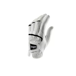 Gants de golf respirants en peau de mouton adulte pour hommes, vêtements de sport légers et durables, main gauche, toutes tailles avec logo personnalisé pour unisexe - Product Image 2