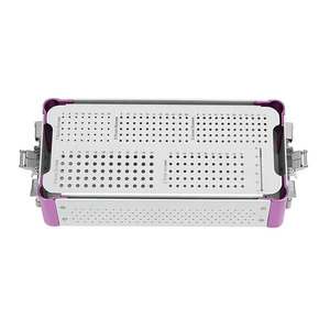 Boîte de rangement pour instruments médicaux, chirurgicaux et dentaires en plastique, avec couvercle, autoclavable, réutilisable, pour stérilisation, manuelle, durable, A+ - Product Image 2