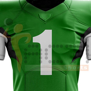 ชุดเสื้อเจอร์ซี่อเมริกันฟุตบอลมีสองสีเครื่องแบบเสื้อฟุตบอลสไตล์อเมริกันแบบมืออาชีพ - Product Image 4