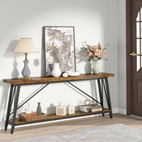 Salon en bois Hall d'entrée Meubles Simple Couloir Console Table Conception