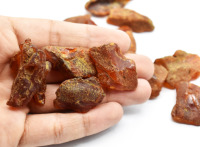 Cristaux d'Ambre Naturel Bruts, Ambre de la Baltique Brut pour Bijoux en Pierres Précieuses, Bagues, Pendentifs et Colliers