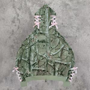 Nueva llegada Sudaderas con capucha de camuflaje de calidad premium Diseños y tamaños personalizables 250 a 500 GSM para ropa de caza - Product Image 6