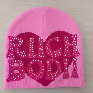 Bonnet unisexe chaud d'hiver de créateur de luxe nouveauté chapeau à 5 panneaux de marque célèbre pour une utilisation en plein air et décontractée - Product Image 4