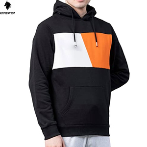 เสื้อฮู้ดสำหรับผู้ชายประดับพลอยเทียมมีซิปมีฮู้ดผ้าฝ้ายพิมพ์ลายสกรีนออกแบบได้ตามต้องการ - Product Image 6