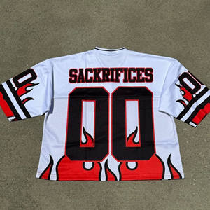 Shorts et T-shirts décontractés d'été personnalisés pour hommes, style streetwear, et ensemble de shorts en maille imprimée tendance pour hommes - Product Image 2