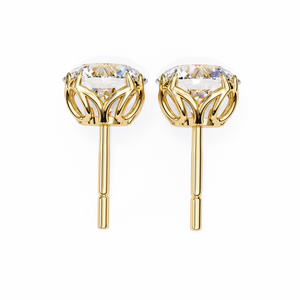 Pendientes Únicos de Oro de 18K con Diamante Cultivado en Laboratorio, Pendientes de Diamantes Premium - Product Image 5