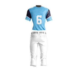 Nouvel Arrivage – Ensemble Uniforme de Baseball Personnalisable Grande Taille en 100% Polyester, Séchage Rapide et Respirant, Style Tenue d'Équipe de Haute Qualité - Product Image 3