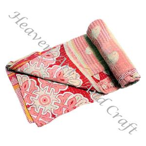 Kantha <b>Quilt</b> Gudari Kantha <b>Quilt</b> Gudari Hot Selling Wholesale Gold Supplier GD2162 Handmade Kantha <b>Quilt</b> Cotton Printed <b>Indian</b> - Product Image 4