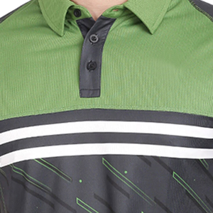 OEM personalizado hombres Casual manga corta Golf para Polo camiseta patrón sólido sublimado impreso poliéster tejido de punto - Product Image 6