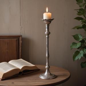 เชิงเทียนอลูมิเนียมชุบทองสำหรับตกแต่งบ้านของตกแต่งคริสต์มาส - Product Image 3