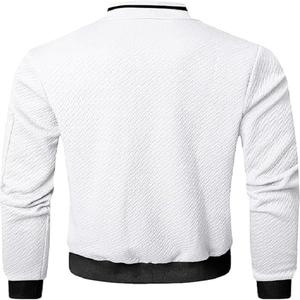 Blouson d'aviateur élégant et décontracté pour hommes avec logo personnalisé Vol léger pour l'hiver Coupe ample - Product Image 6