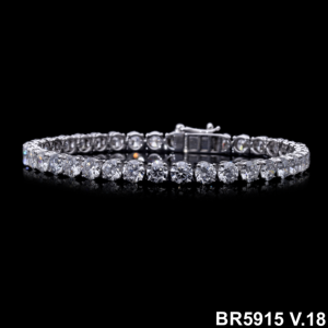 11ct Four Prong Tennis <b>Bracelet</b> Lab-Grown <b>Diamonds</b> in 14K Gold <b>Diamond</b> <b>Bracelets</b> & <b>Bangles</b> - Product Image 6