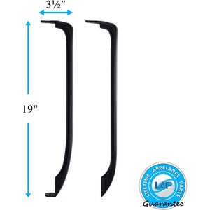Manijas de Puerta de Plástico Lifetime Appliance WR12X22183, Nuevas, Compatibles con Refrigeradores General Electric (GE) para Uso Doméstico - Product Image 2
