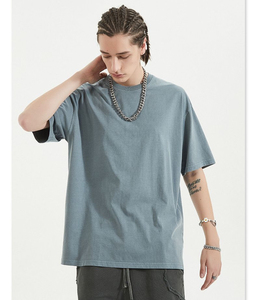 Camiseta Unisex Oversize Y2K de Algodón 100% Lavado Ácido y Desgastado de 200GSM para Verano al por Mayor con Estampado Puff Personalizado - Product Image 4