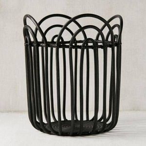 Cesta de algas marinas interior tejida a mano con asa de hierro Cesta de lavandería grande Maceta Macetas Cesta Material de hierba marina - Product Image 2