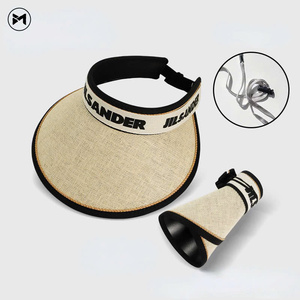 Unisexe 2024 tendance de la mode pliable en plein air décontracté parasol chapeau grand bord vinyle chapeau de paille pour la fête quotidienne ou la pêche utilisation - Product Image 6