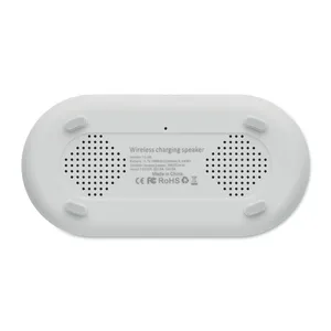 TUONO 15W Wireless Speaker Smart <b>Table</b> Clocks Tech Gadgets - Product Image 4