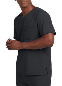 Nuevo diseño Hospital Scrubs Set Enfermería Estiramiento Uniformes Set Venta al por mayor Top y Pantalones - Product Image 3