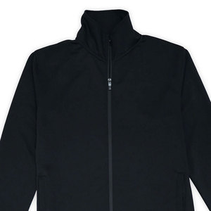 Ensemble survêtement streetwear d'hiver deux pièces avec capuche coupe-vent, pantalon et veste en coton tissé 100%, patchwork, fermeture éclair, personnalisable - Product Image 2