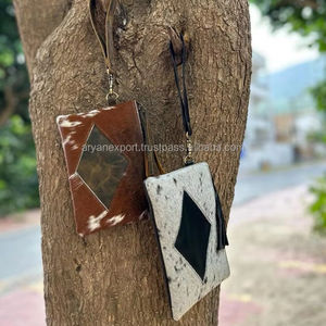 กระเป๋าใส่โทรศัพท์มีซิปสำหรับผู้หญิง, กระเป๋าใส่บัตรหนังแท้มีพู่ความจุมากมีซิปสำหรับผู้หญิงเทรนด์ใหม่ - Product Image 4