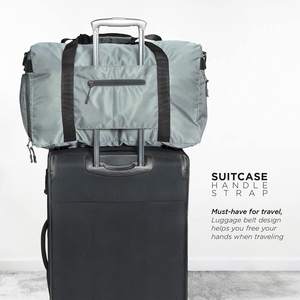 Nuevo diseño Duffel Travel Sports Gym Bag Nuevo diseño Logotipo personalizado Hombres Mujeres Bolsas impermeables para la venta - Product Image 6