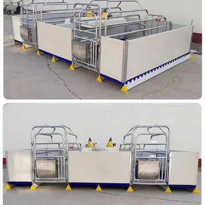 Gran oferta, nuevo equipo de cría de cerdos galvanizado, corral de parto de cerdas y jaula de vivero de lechones para una cría eficiente de cerdos - Product Image 4