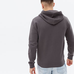 Sweats à capuche pour hommes les plus tendances pour l'entraînement d'hiver Conception confortable à glissière avec logo brodé Vêtements de rue épais ODM personnalisé - Product Image 4