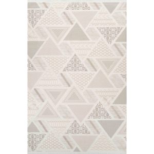 BY008 Crème-Café Doux Texturé Tapis Moderne 10mm D'épaisseur Rectangle Motif Haut Designer pour Chambre Bureau Adolescents Couloir - Product Image 4