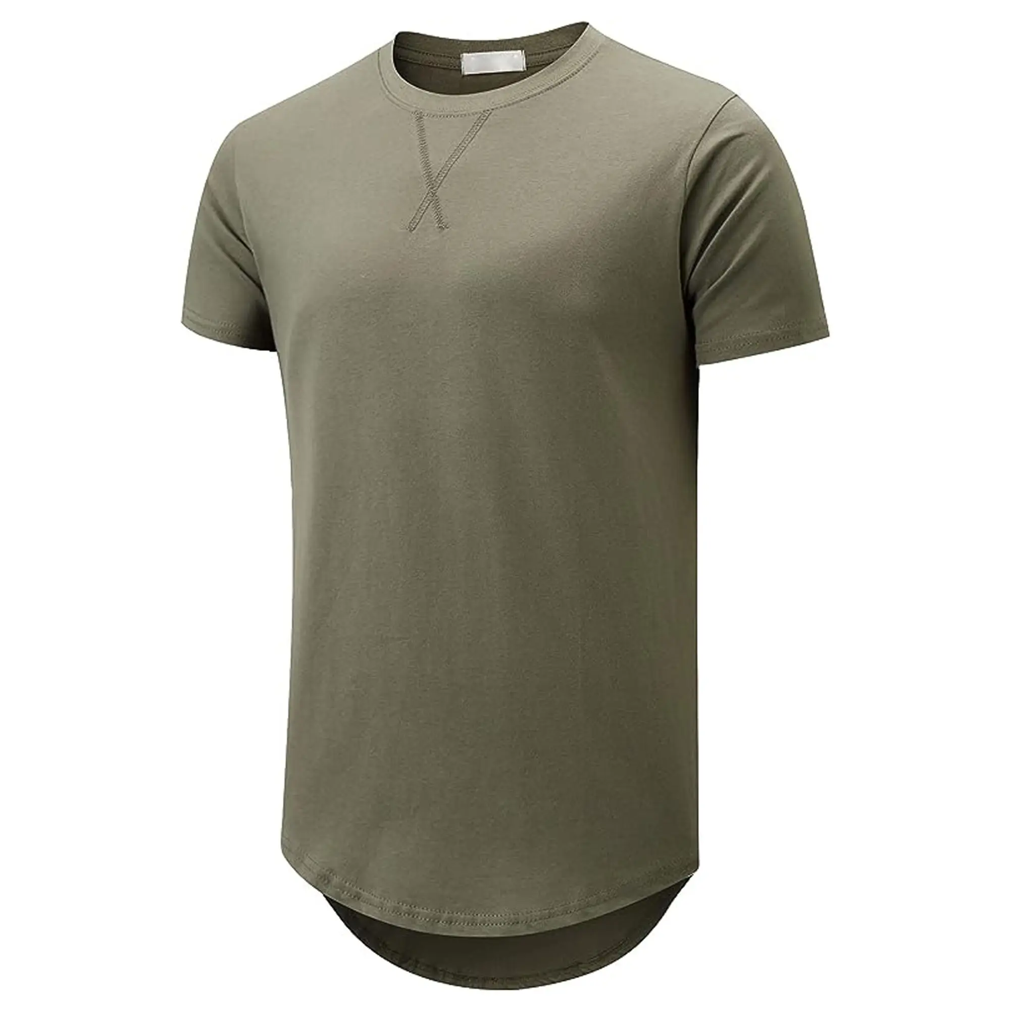 T-Shirt Unisex tinta unita con Logo stampato personalizzato all'ingrosso Streetwear maglietta nera per uomo stampa Logo personalizzata