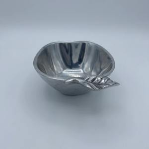 Bol de service en acier inoxydable de qualité supérieure en forme de pomme, finition argentée, pour restaurants, hôtels, traiteurs et présentation de buffet - Product Image 6