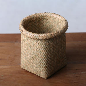 Portalápices de Pasto Marino Natural a Bajo Precio, Contenedores de Pasto Marino, Cesta de Escritorio para Papelería - Product Image 3