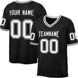 Camiseta de equipo transpirable de ropa deportiva de rugby personalizada, kit bordado de fábrica OEM - Product Image 5