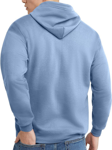 Vente en gros Sweats à capuche épais et chauds en coton Sweatshirts zippés Vêtements ordinaires Sweats à capuche zippés personnalisés pour hommes - Product Image 4