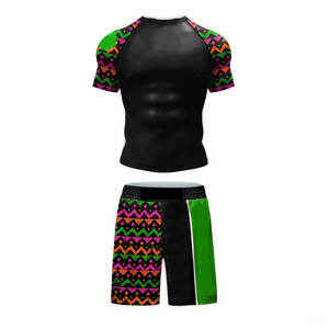 Fabricante de Rashguards de BJJ Sublimados con Estampado Personalizado al por Mayor, Ropa de Entrenamiento de Spandex - Product Image 5